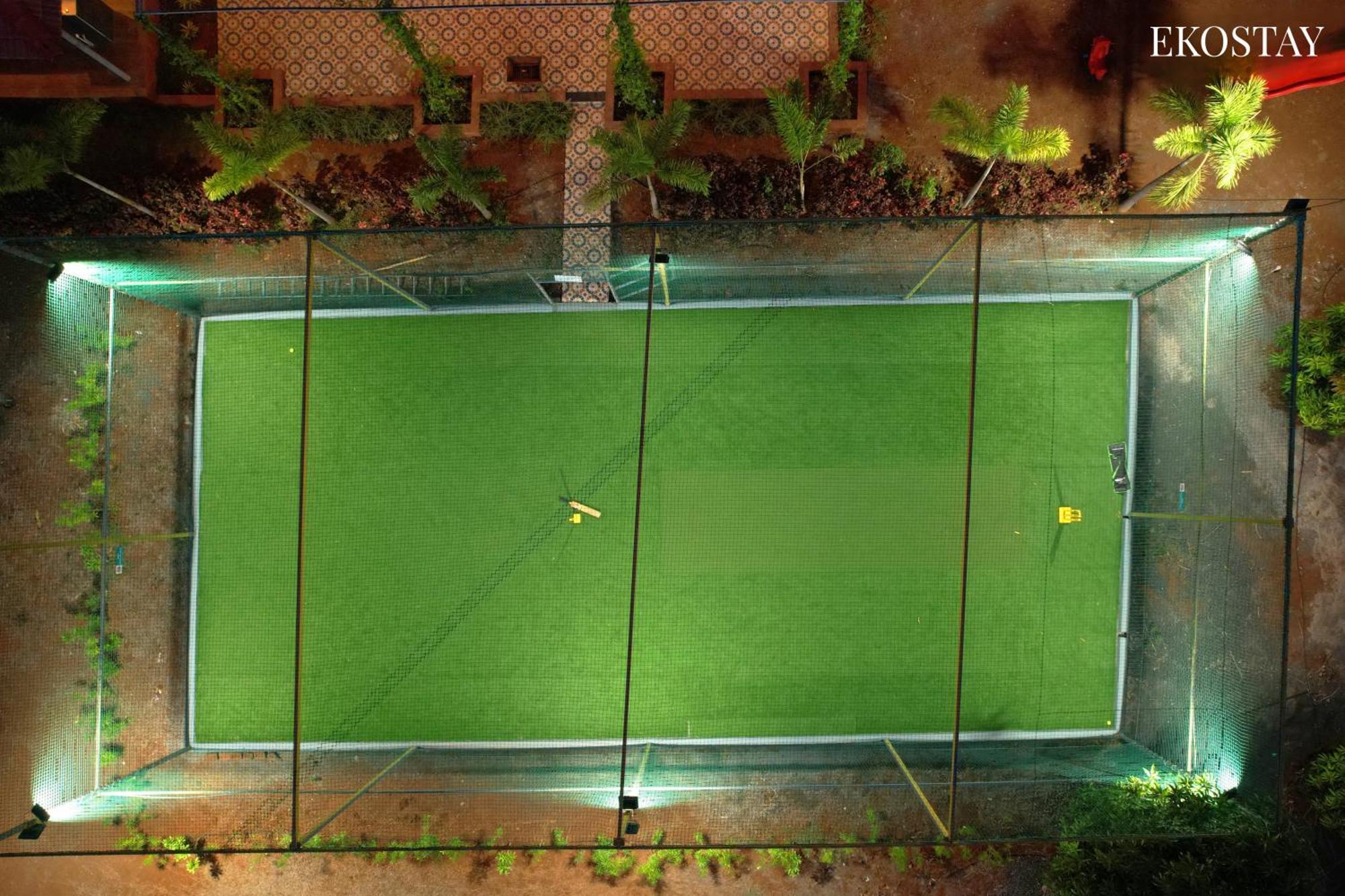 קארג'אט Ekostay Gold Palm Estate I Cricket Turf I Rain Dance I 2 Acre Property מראה חיצוני תמונה