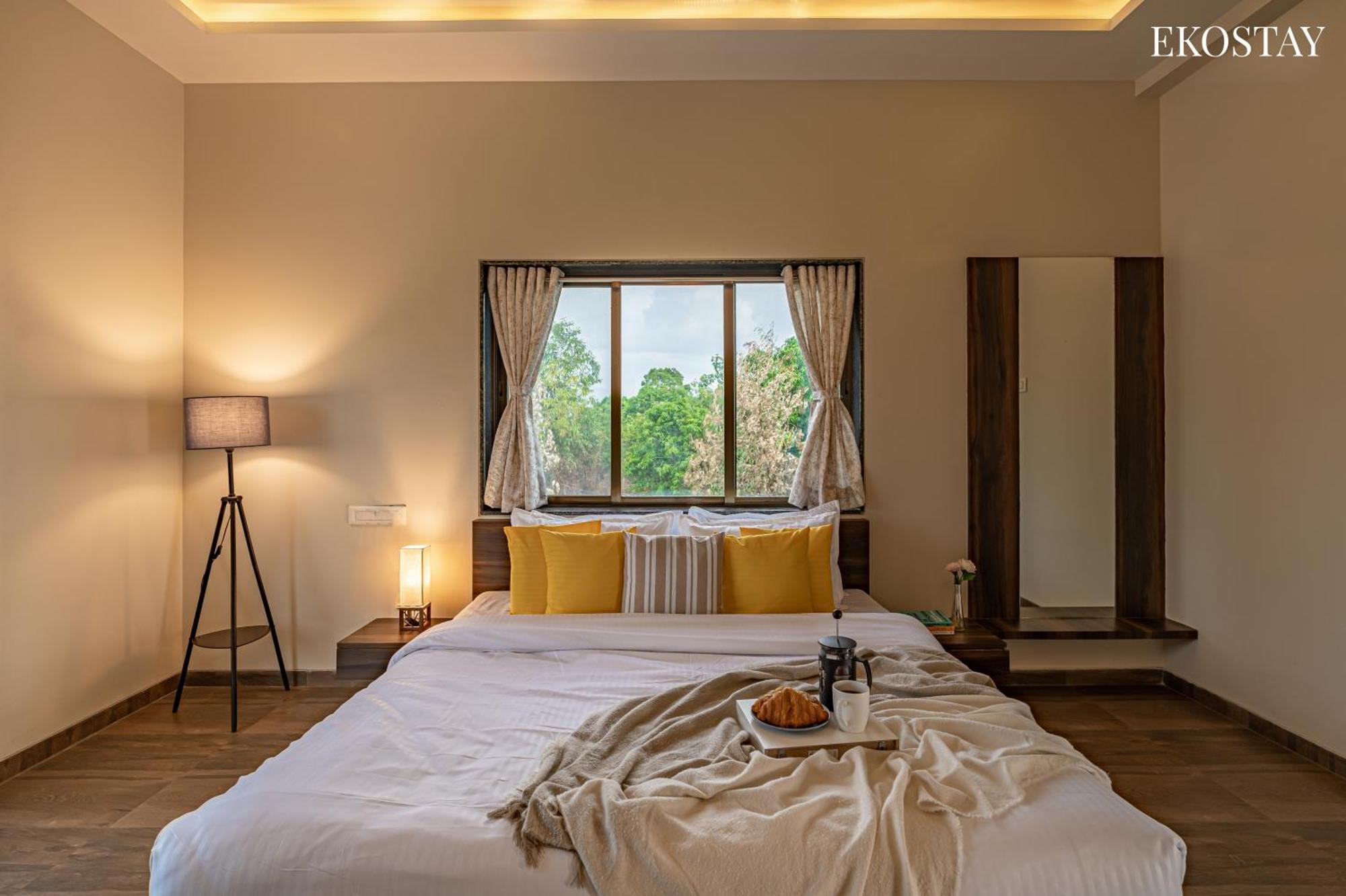 קארג'אט Ekostay Gold Palm Estate I Cricket Turf I Rain Dance I 2 Acre Property מראה חיצוני תמונה