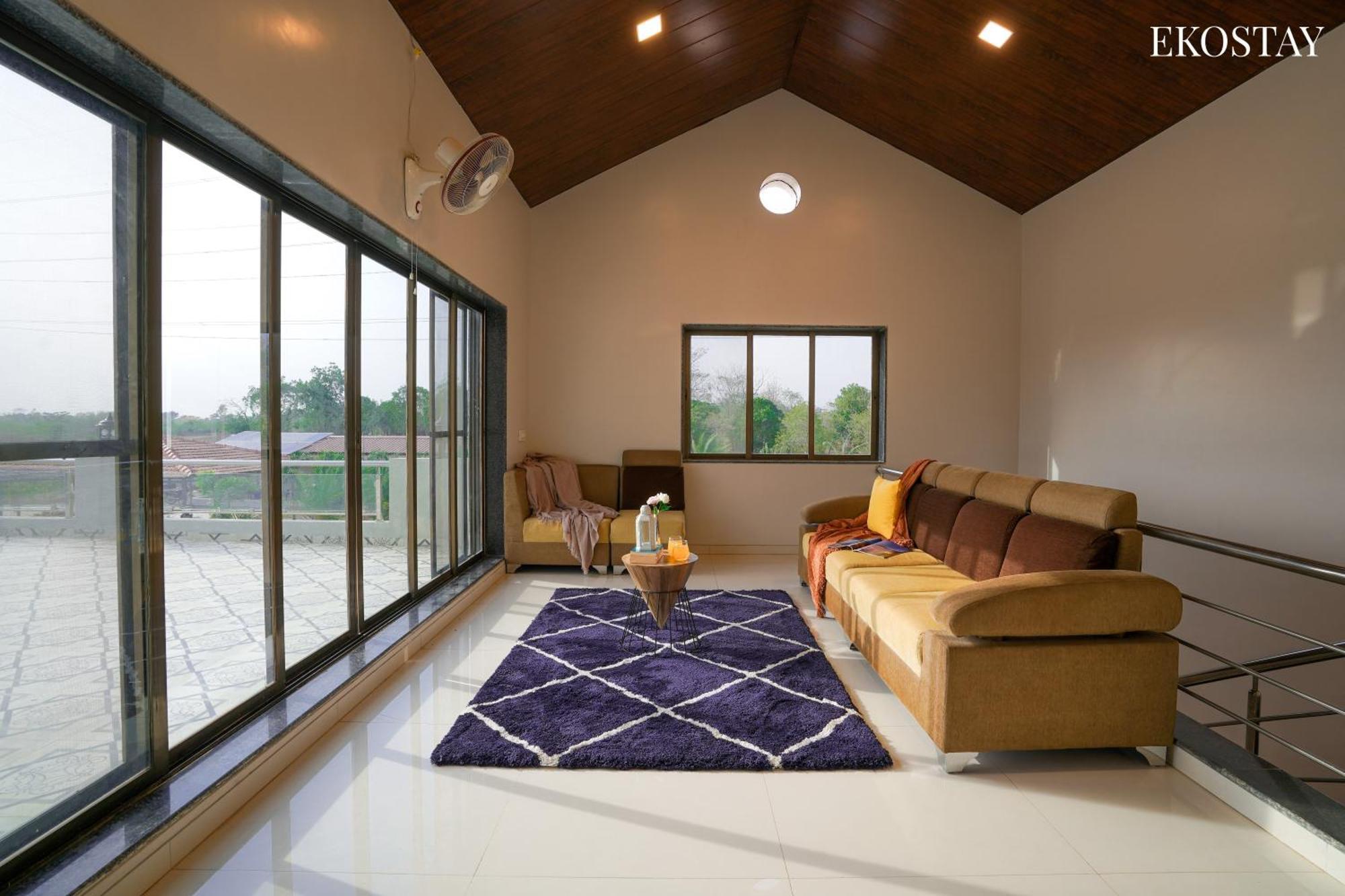 קארג'אט Ekostay Gold Palm Estate I Cricket Turf I Rain Dance I 2 Acre Property מראה חיצוני תמונה