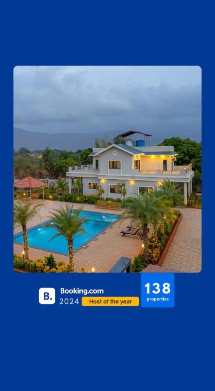 קארג'אט Ekostay Gold Palm Estate I Cricket Turf I Rain Dance I 2 Acre Property מראה חיצוני תמונה